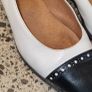 Bally Ballet pumps black white leather Image 4