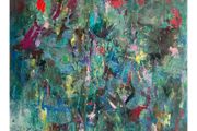Large Original Floral  Painting Irish abstract art Warm Aesthetic