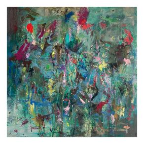 Large Original Floral  Painting Irish abstract art Warm Aesthetic
