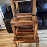 Indian solid Wooden nest table of 3 Image 2