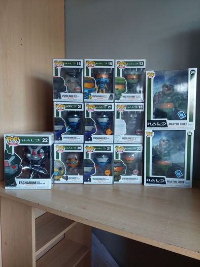 Halo funko pops collection