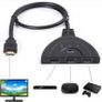 3X1 HDMI Compatible cable splitter HD 1080bp switcher adapter 3 input 1 output port hub for xbox ps4 dvd hdtv pc laptop tv Image 4