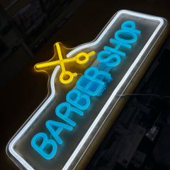 Large Barber Shop Neon Led Business