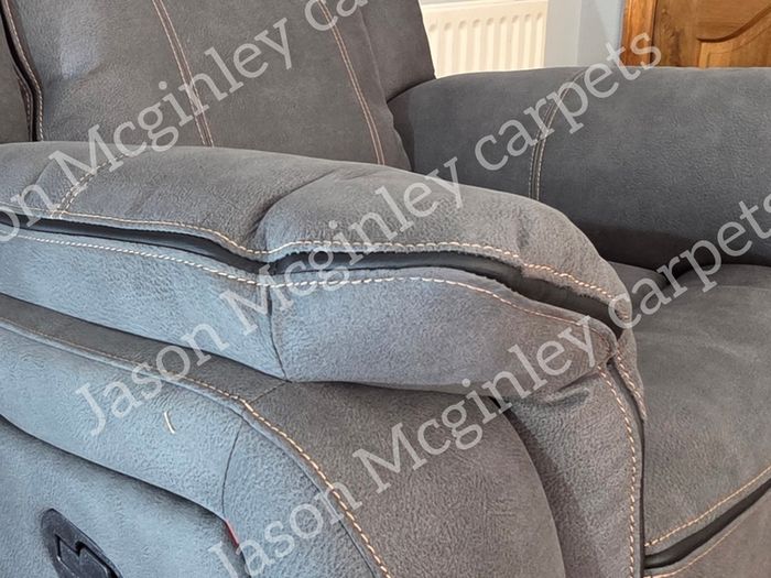 Mica Reclining Sofa - Grey