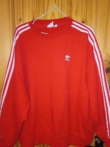Adidas cropped oversized jumper