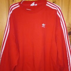 Adidas cropped oversized jumper