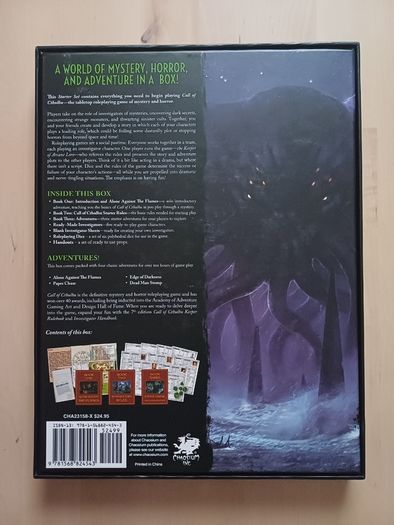 Call of Cthulhu Starter Box Set Horror RPG H.P. Lovecraft