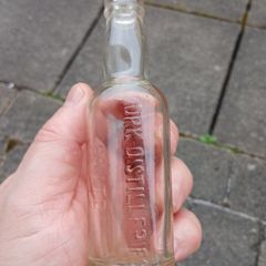 Cork vintage whiskey bottle