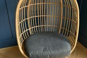 Kids wicker chair
