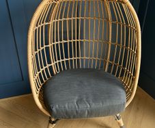 Kids wicker chair