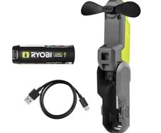 Ryobi USB Lithium Handheld Fan & Battery