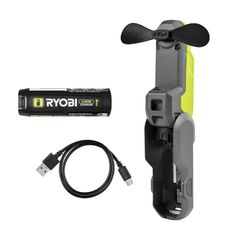 Ryobi USB Lithium Handheld Fan & Battery