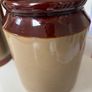 Vintage Pearson's of Chesterfield Glazed Large Salt Crock , Home decor , Utensils Holder Image 3