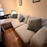 Shaped Chaise Sofa + 3 cushions Image 2