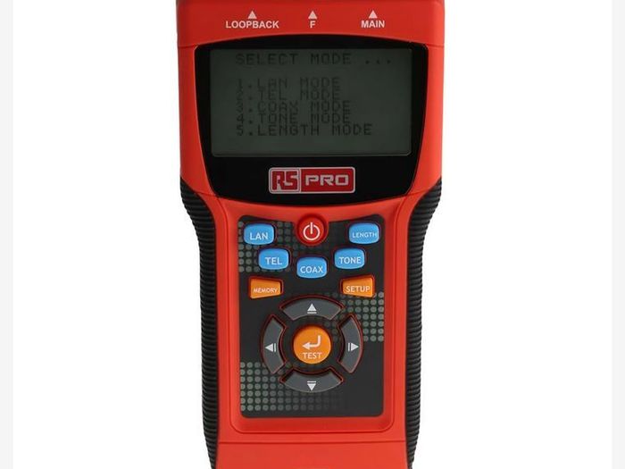 Rs Pro Cable Tester 136-8577 New Coaxial, Cat6a, STP, UTP, LAN, Cat5e, Cat6