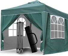 Pop Up Gazebo 3x3m with Weights, Fully Waterproof, All Weather Gazebo