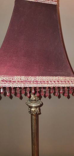 2 Mid Century Standard Lamps