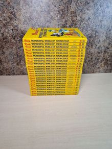 Vintage Disney Wonderful World Of Knowledge Books Book Set Collection 1-25