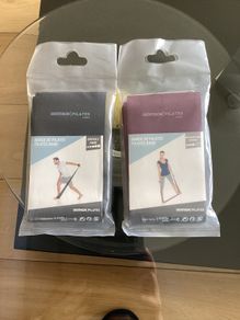 Decathlon Pilates Resistance Bands Set of 2 (Medium & Hard)