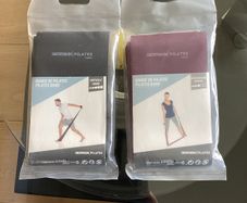Decathlon Pilates Resistance Bands Set of 2 (Medium & Hard)