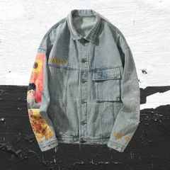 Van Gogh Denim Jacket UNISEX XL Loose Fit