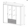 Wardrobe BALTI 223cm LED Image 3