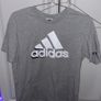 Adidas Essentials Big Logo T-Shirt Medium Grey Design Image 3