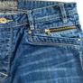 Diesel Men's Relaxed Wide Leg Washed Indigo Blue Jeans 36 32 Image 5