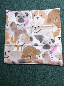 PUG Dog's Cushion Cover 18 inch Sq
