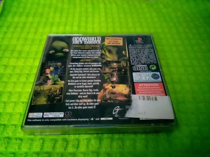 Oddworld Abe s Exoddus - PlayStation 1 Ps1 Games