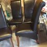 4 leather chairs Image 3