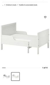 Two IKEA toddler beds