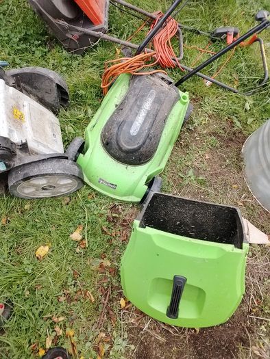 3 Electric Lawnmowers  Spares or Repair