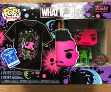 Funko Marvel: Infinity Kilmonger Blacklight Pop & Tee (Size: L)