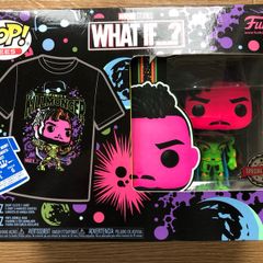 Funko Marvel: Infinity Kilmonger Blacklight Pop & Tee (Size: L)