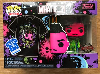 Funko Marvel: Infinity Kilmonger Blacklight Pop & Tee (Size: L)