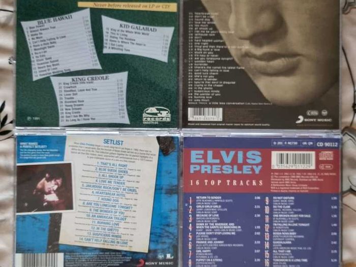 4 CD Set  Elvis Presley, perfect condition.