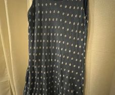 Blue Vanilla Cheesecloth Type Dress