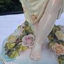 19th Century Hand Painted Dresden Porcelain Candle Stick (13") Image 8