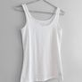 New Dunnes Stores White Stretch Vest Top Image 2