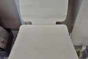 6 IKEA White Gilbert Dining Chairs for sale