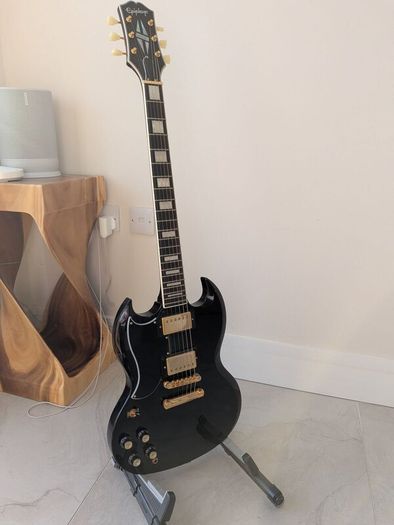 Lefthanded electric guitar