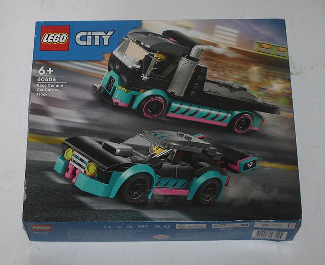 LEGO 60406 Race Car and Car Carrier Truck