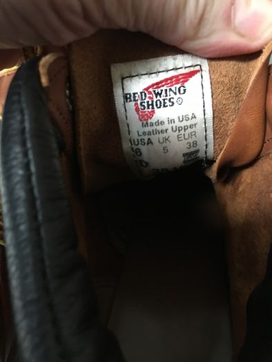 Red Wings , real leather , new, UK5