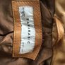 Tan 100% real leather fitted jacket Image 3