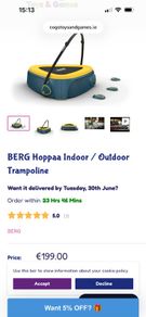 Kids trampoline (Berg Hoppaa)