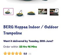 Kids trampoline (Berg Hoppaa)