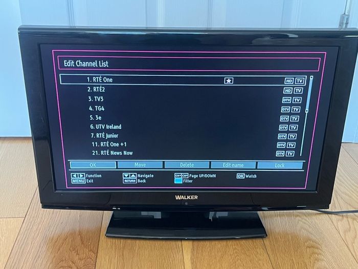 Walker "22" TV with integrated DVD player