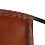 Chair Brown Real Leather Image 7