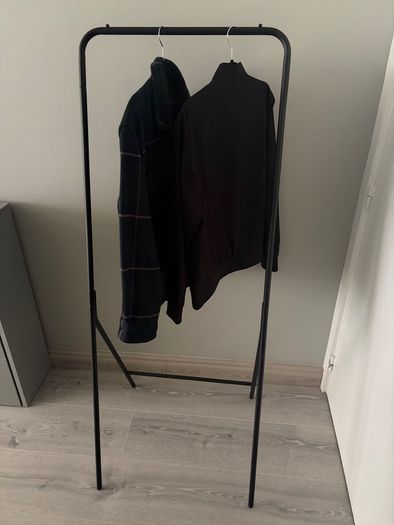 JYSK TORNBY Clothes Rail / Garment Rack Black